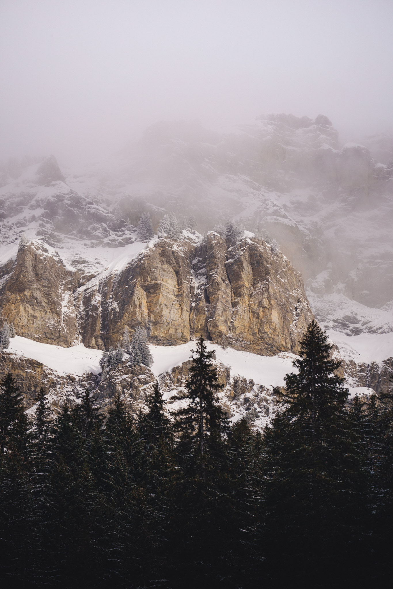 roche pastire in the clouds areches beaufortain savoie france 